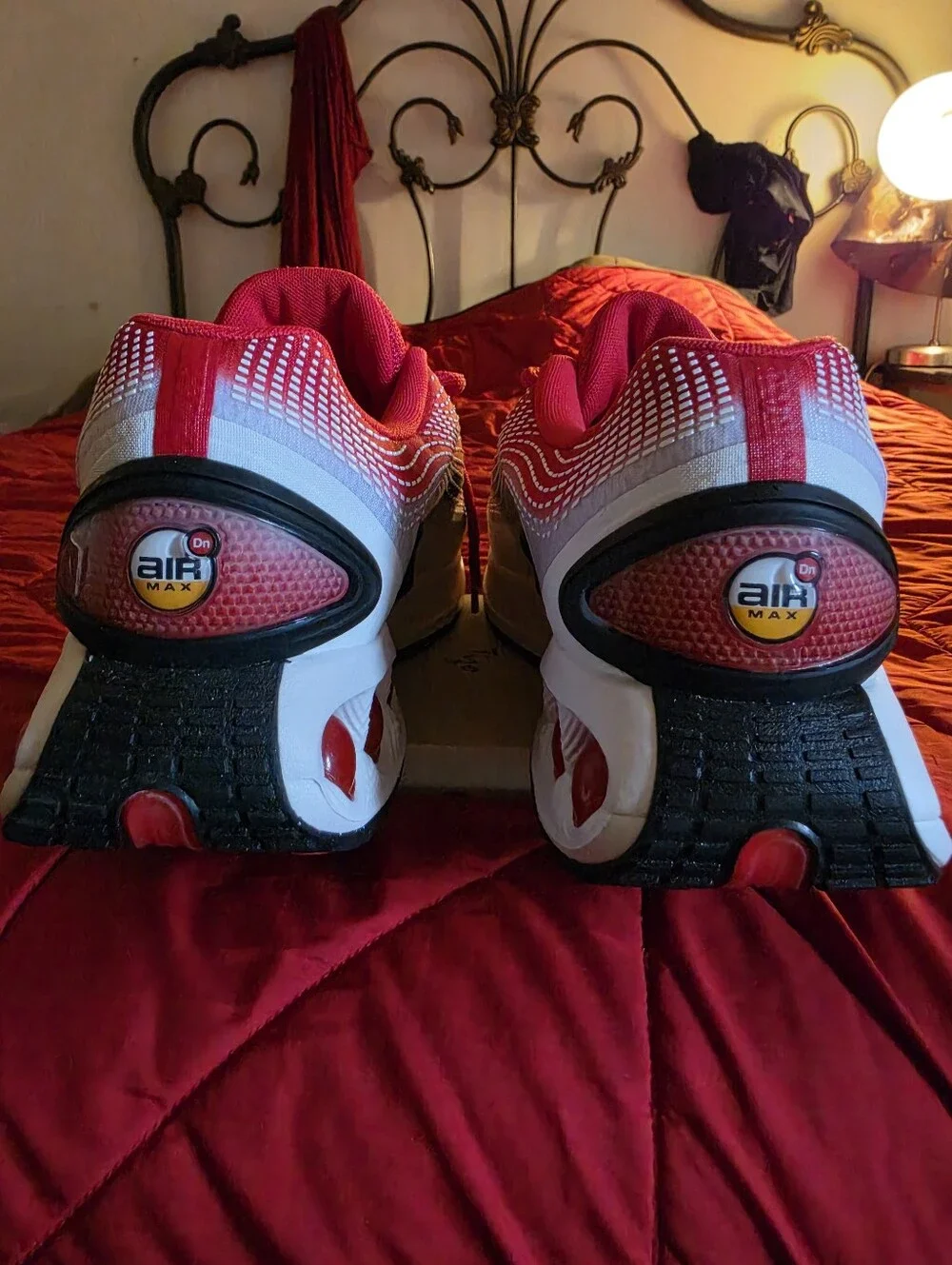Nike FIRE! NWOB! Air Max DN SE in University Red/White. Sz 13